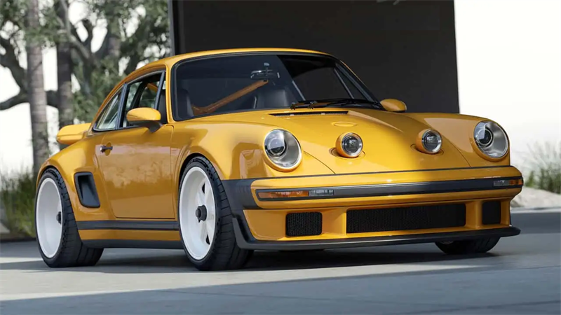 Revolusjonerende eleganse: Porsche 911 Carrera Coupe Reimagined av sangeren med avansert ledet i projektorens frontlykter og neonlykter for biler